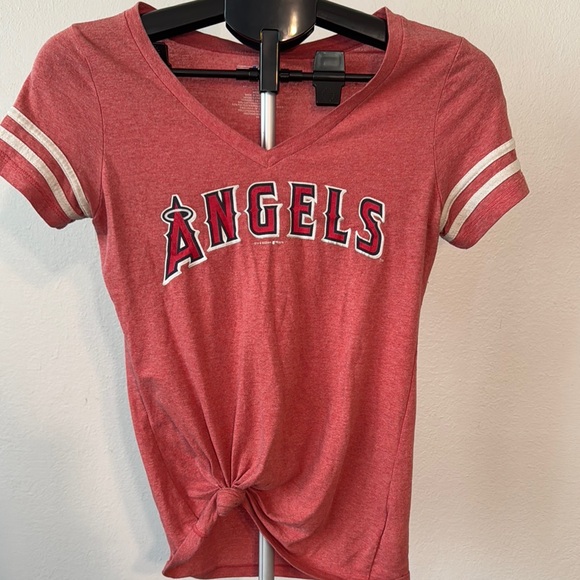 Tops - Angels Red V-Neck Women's Top size XS